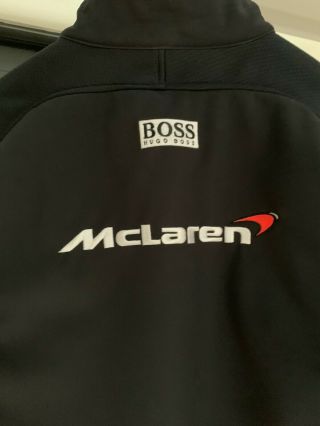 Rare Designer Mclaren Mercedes Softshell F1 Formula 1 Racing Jacket Xxl