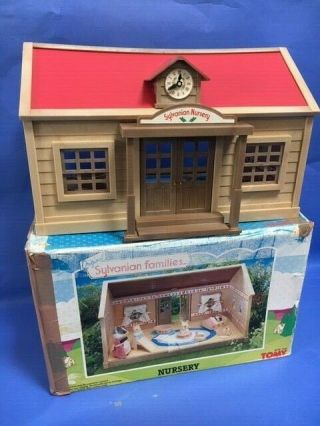 Sylvanian Families Calico Critters Vintage Tomy Nursery Boxed With Accessories