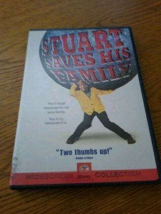 Stuart Saves His Family Dvd,  2001 Insert Rare Oop Widescreen Snl Al Franken Pg13