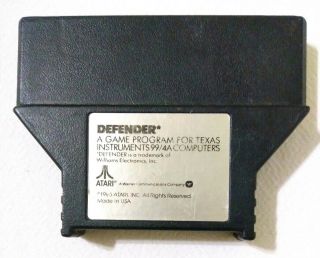 Defender (texas Instruments Ti - 99/4a) Game Only Guaranteed Very Rare