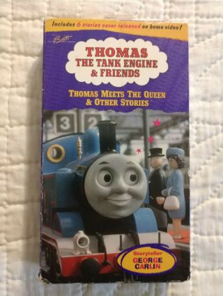 Vhs Thomas The Tank Engine Meets The Queen & Other Stories Vhs 1997 Rare Tv Kids