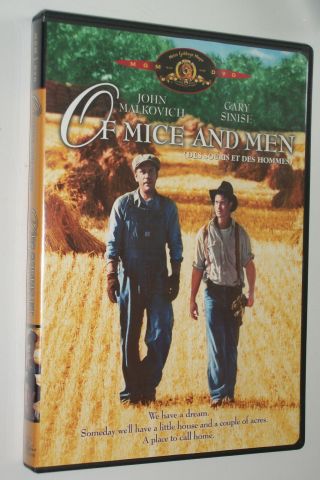Of Mice And Men : Gary Sinise & John Malcovich Rare Oop Usa/can R1