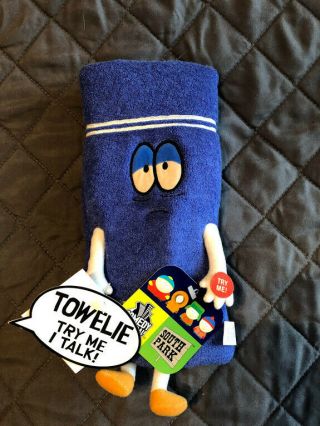 Rare 2002 South Park Talking Towelie Plush Toy Doll By Fun 4 All W/tags