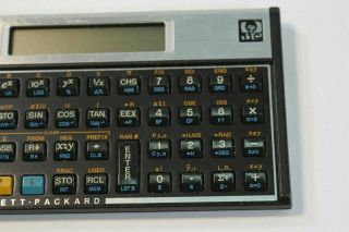 VTG 80s Rare Hewlett Packard HP 11C 11 C Pocket Scientific Calculator 3