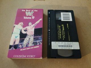 Wwf Best Of The Wwf Volume 19 Vhs Coliseum Video Rare Wrestling Wwe Wcw
