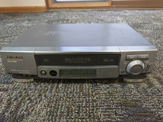 Rare Hitachi Mx748e Video Cassette Recorder Vhs Pal Ntsc Mesecam Playback