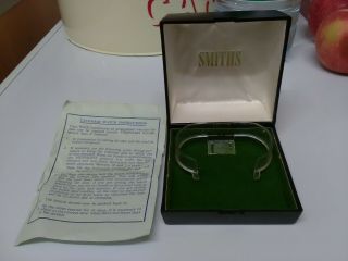 Smiths Empty Display Watch Box And Leaflet Gents Vintage Box