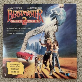 Beastmaster 2 - Through The Portal Of Time Laserdisc - Very Rare