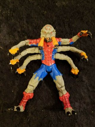 Rare Mutant Spider - Man Marvel Action Figure 6 Arms Toy Collectible Toy Biz 1995