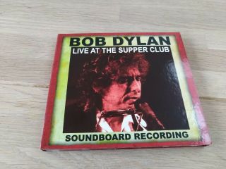 Bob Dylan ‎– Live At The Supper Club Rare 2 Cd Soundboard Recording