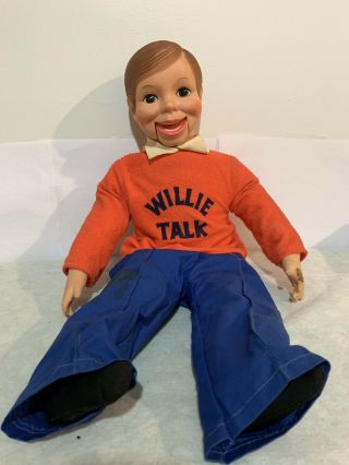 Vintage Collectible Willie Talk Ventriloquist Dummy Horsman Dolls Inc 1