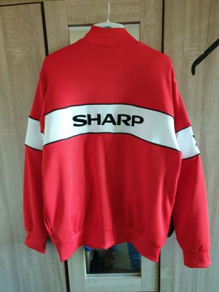 Manchester United Adidas Originals Jacket 1985 Cup Winners.  Rare Sharp On Back.