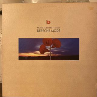 Depeche Mode - Music For The Masses - Rare Uk 1st Press - Textured Cover Nm