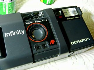 Olympus INFINITY - Stylus,  ZUIKO WIDE ANGLE 35 mm f/2.  8 lens - 35mm films - Rare 2