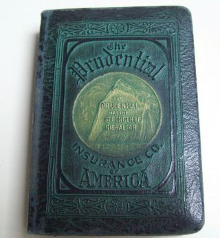 Vintage Antique Prudential Insurance Co Of America Book Bank