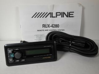 Alpine Rux - 4280 Remote Amp Control Center Old School Rare