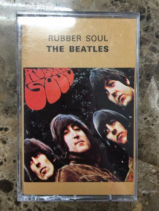 The Beatles Rubber Soul Cassette Tape Rare John Lennon Apple Parlophone Capitol