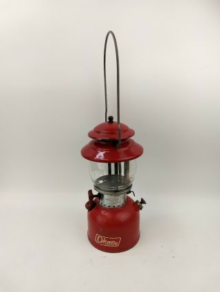 Vintage 1969 Coleman 200A Red Lantern Dated 10 - 69 Shows Use - Camping Etc 2