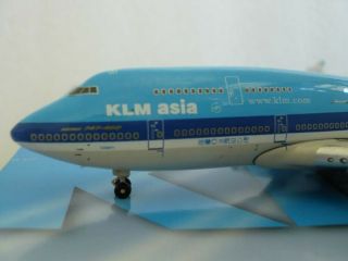 Big Bird KLM Asia B747 - 400,  City of Calgary,  Reg.  PH - BFC,  1:400 Scale Very RARE 3