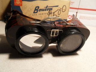 Rare Bouton 690 Coverspec Goggles Welder 