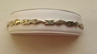Vintage 925 Sterling Silver Whale Bracelet 7.  50 " Make Offer