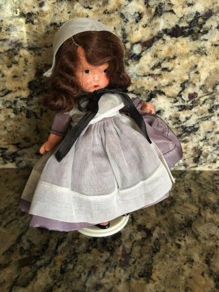 Vintage Nancy Ann Storybook Doll Quaker Maid 55 Pudgy Crisp