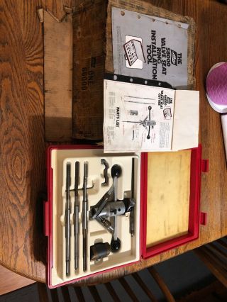 Lisle 66000 Universal Valve Seat Cutting Tool With Box’s And Instructions Rare