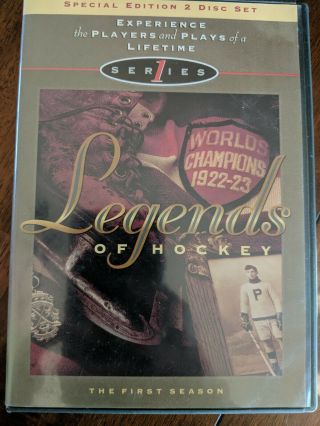 Legends Of Hockey First Season (2 Dvd) Set Oop Rare Series One