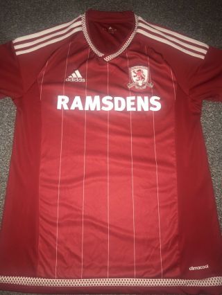 Middlesbrough Home Shirt 2015/16 Medium Rare