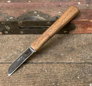 Rare Vintage Case Xx Paring Knife Stainless Blade Wooden Handle Made In Usa