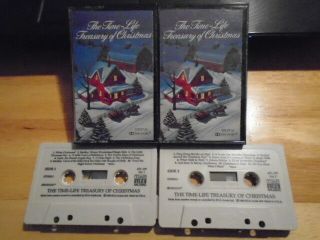 Rare Oop Time Life Christmas 2x Cassette Tape Dolly Parton Beach Boys Elvis 45tr