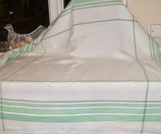 Vintage 1930s / 40s Large Tablecloth Measures 52 X 52 Inches
