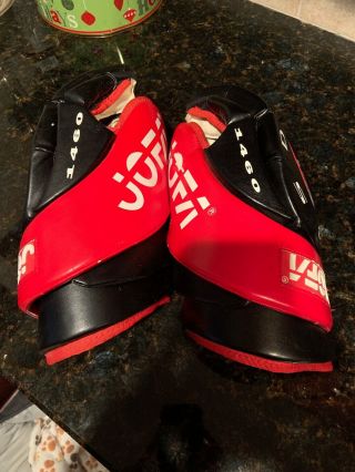 Vintage Rare Jofa 1460 Ice Hockey Player Gloves Black/red Glove Size 14.  5