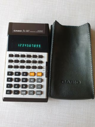 Vintage Rare 1978 Casio Fx - 140 Scientific Calculator