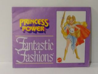 She - Ra Princess Of Power Fantastic Fashions Mini Comic Promo Giveaway Pop Rare C