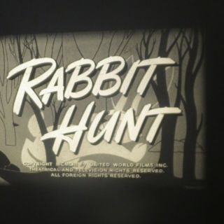 16mm Film Cartoon Lantz Rabbit Hunt Animation Rare