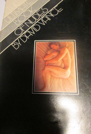 Rare The Ultimate Book Of Nudes David Vance 1976 Greenleaf/dupont Paperback Gay