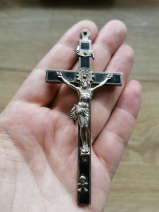 Rare Pectoral Cross Crucifix Of A Field Chaplain Ww2 German Wehrmacht Army