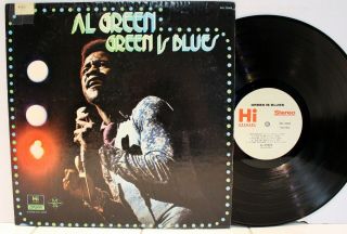 Rare Soul Lp - Al Green - Green Is Blues - Hi Records Shl 32055