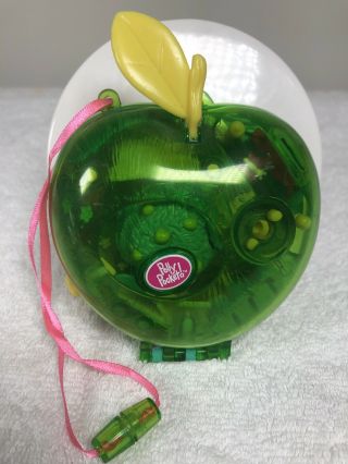Polly Pocket Bluebird 2000 Fruit Surprise Green Apple Come With 2 Dolls