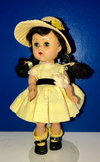 Vintage Vogue Ginny Doll In Her Tagged Kinder Crowd Dress
