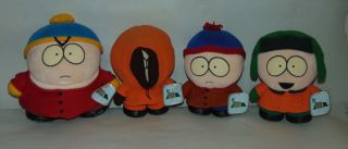 Four Vintage South Park Plush Characters Tagged Fun 4 All
