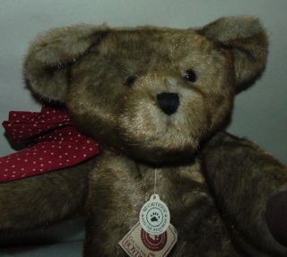 Vintage Boyds Bear Fully Jointed Collins Q.  Bearsworth 19 "