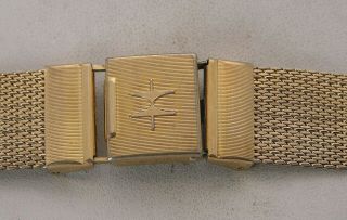 Rare Vintage Hamilton Yellow Gold Mesh Watch Band By Admiral 10k R.  G.  P.  Usa 17mm