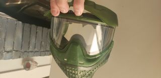 Rare Jt Flex 7 Green Ize Paintball Mask.  Vintage.  Pro Flex