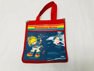 Rainbow Brite Bag,  Vintage 1980s Kid 