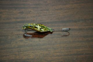 Vintage Heddon Little Luny Frog Lure (closed Legs)