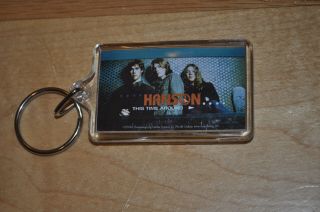 Rare Hanson This Time Around Tour Photo Keychain