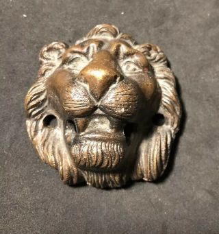 Antique Bronze Lion Head Door Decor
