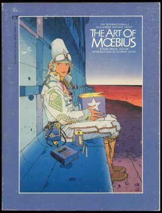 Art Of Moebius - Epic Comics Graphic Novel - 1989 Rare Oop - George Lucas Intro